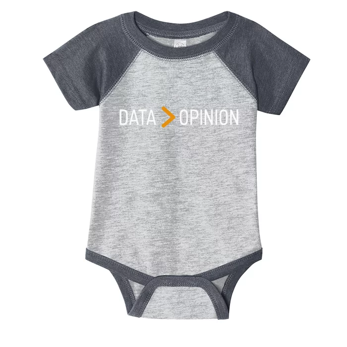 Data Opinion Data Over Opinion Infant Baby Jersey Bodysuit