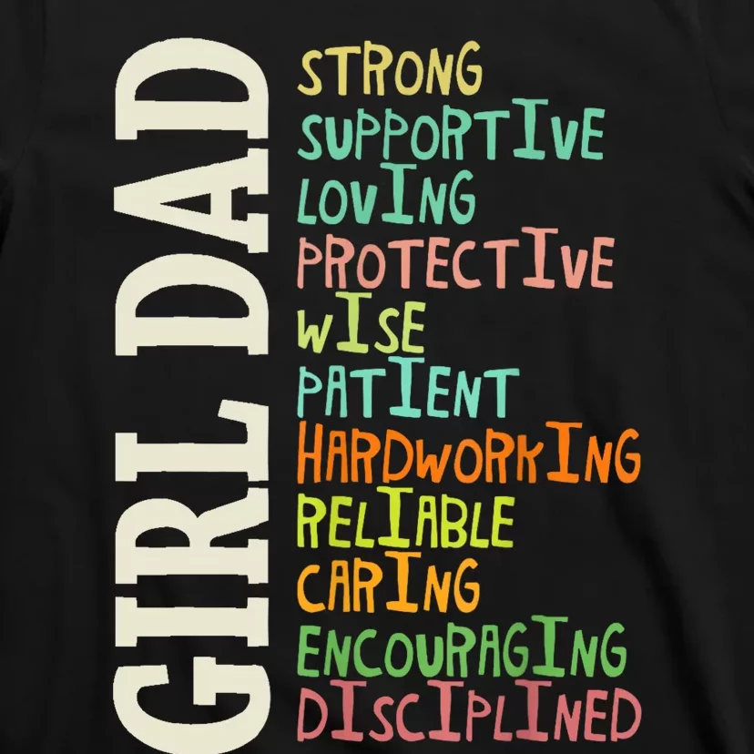 Dads Of Daughters For Dad Father Happy Fathers Day T-Shirt