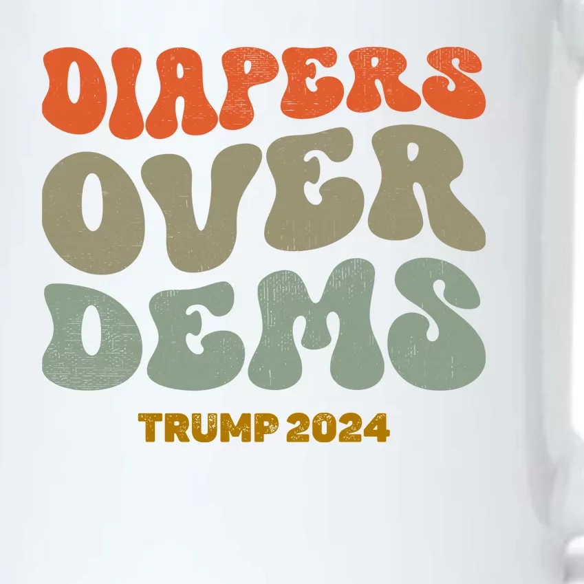 Diapers Over Dems Trump 2024 Black Color Changing Mug