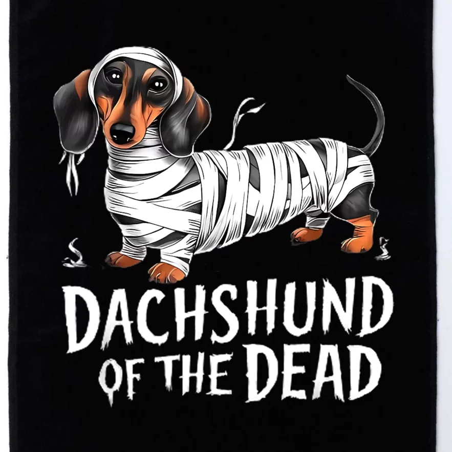 Dachshund Of Dead Halloween Mummy Dog Platinum Collection Golf Towel