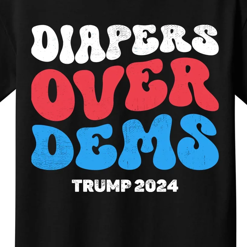 Diapers Over Dems Kids T-Shirt