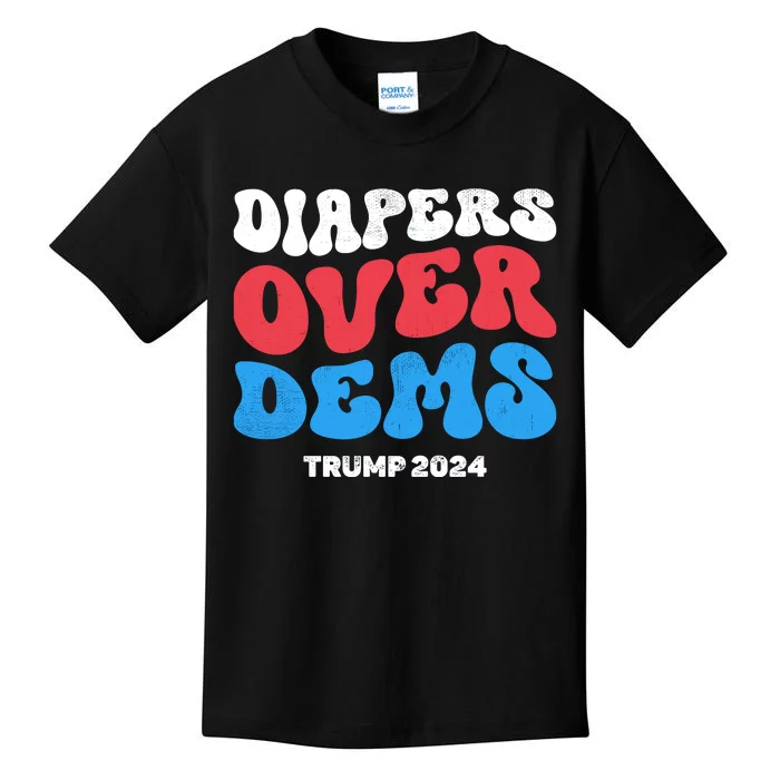 Diapers Over Dems Kids T-Shirt