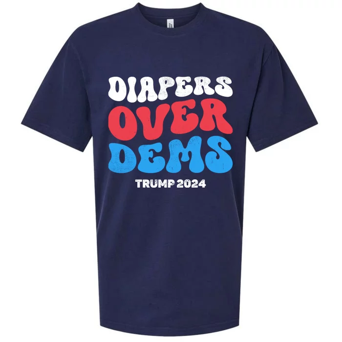 Diapers Over Dems Sueded Cloud Jersey T-Shirt