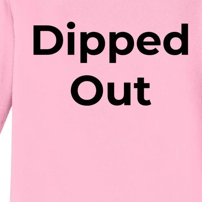 Dipped Out Baby Long Sleeve Bodysuit