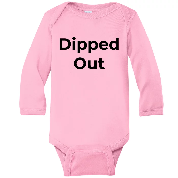 Dipped Out Baby Long Sleeve Bodysuit