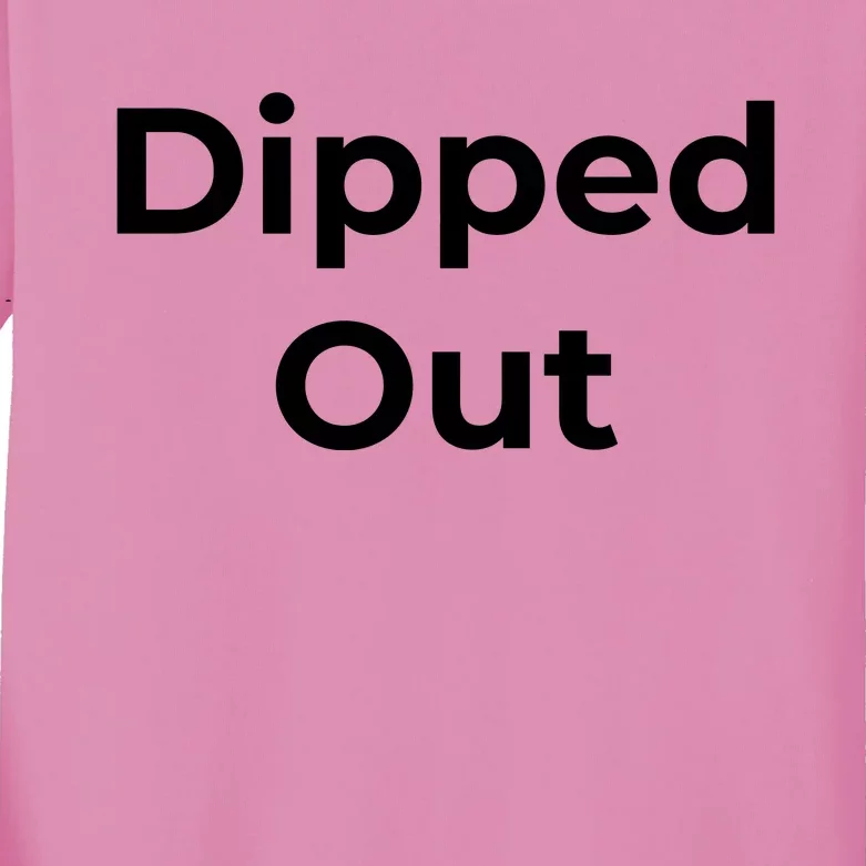 Dipped Out Kids Long Sleeve Shirt