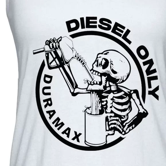 Diesel Only Duramax Lifted Truck Power Stroke Diesel Can Ladies Essential Flowy Tank