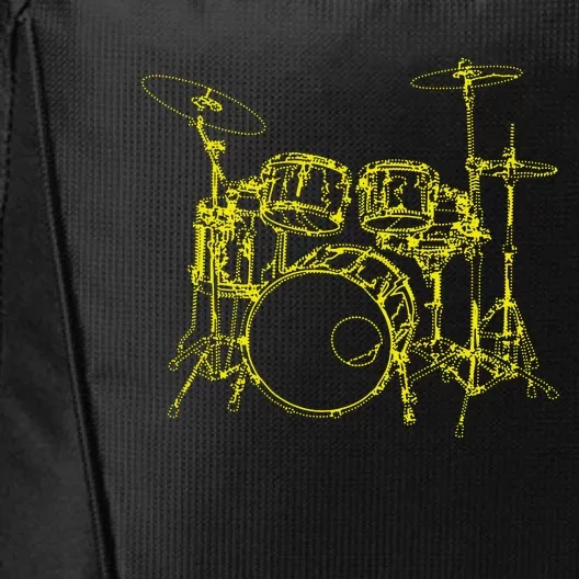 Drums Outline City Backpack