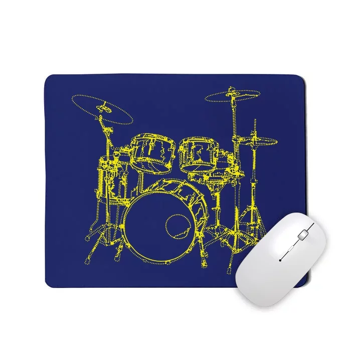 Drums Outline Mousepad