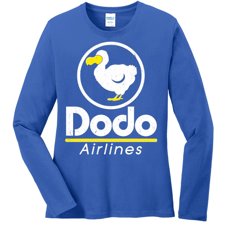 Dodo Airlines Ladies Missy Fit Long Sleeve Shirt