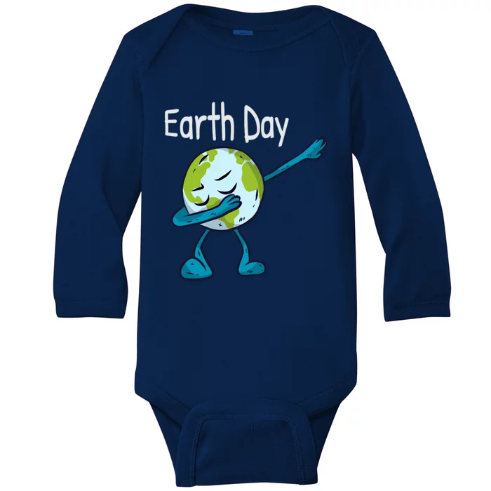 Day Of Earth Save The Planet Stop Global Warming Gift Baby Long Sleeve Bodysuit