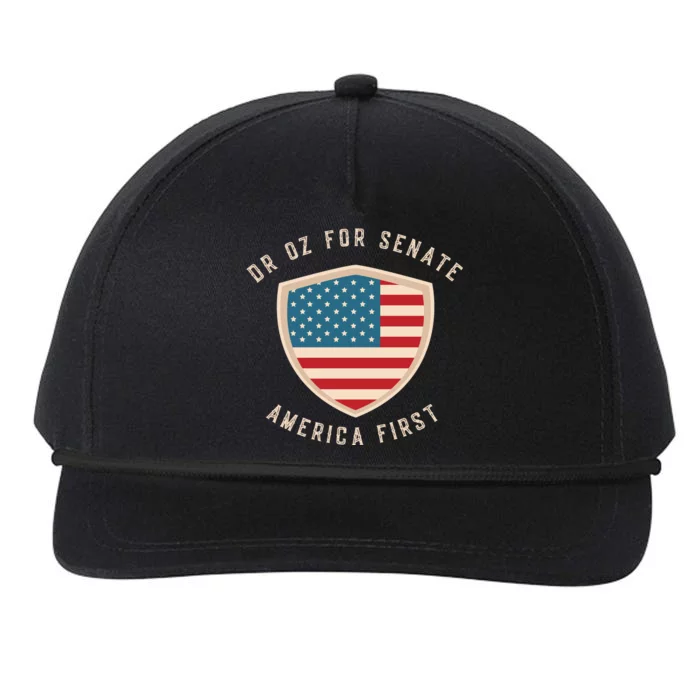 Dr OZ For Senate Snapback Five-Panel Rope Hat