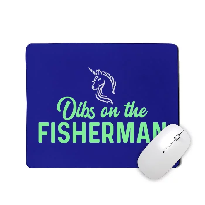 Dibs On Fisher Friend Wife Gf St Patricks Day Unicorn Cute Gift Mousepad