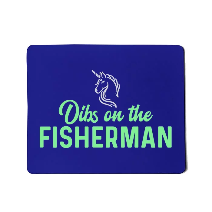 Dibs On Fisher Friend Wife Gf St Patricks Day Unicorn Cute Gift Mousepad