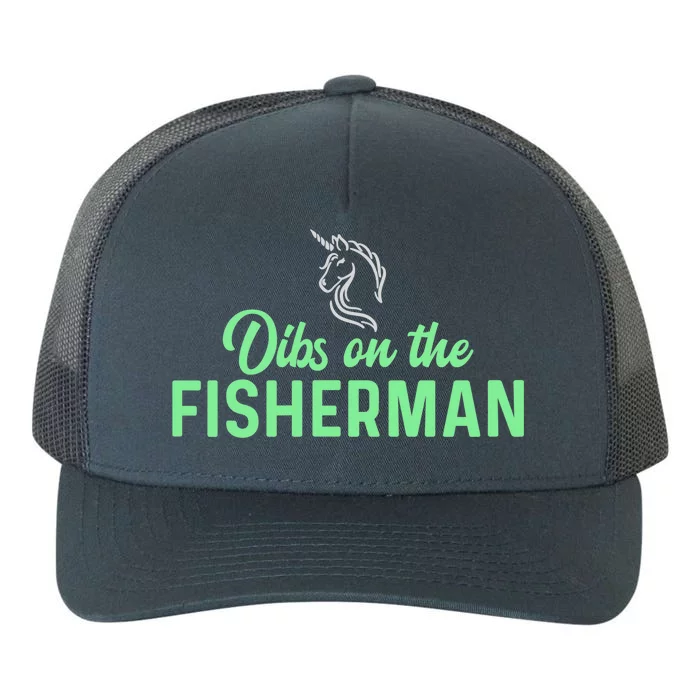 Dibs On Fisher Friend Wife Gf St Patricks Day Unicorn Cute Gift Yupoong Adult 5-Panel Trucker Hat