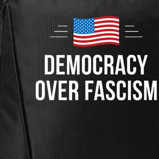 Democracy Over Fascism City Backpack