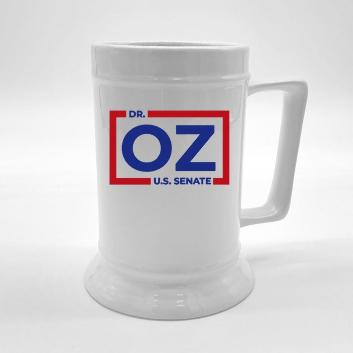 Dr. Oz For U.S. Senate Front & Back Beer Stein