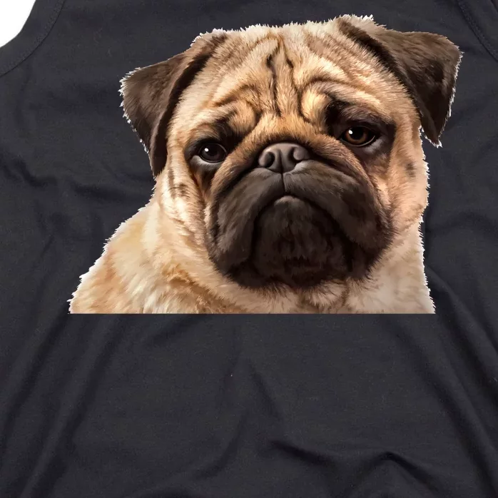 Dog - Close-Up of Pug Face Tank Top