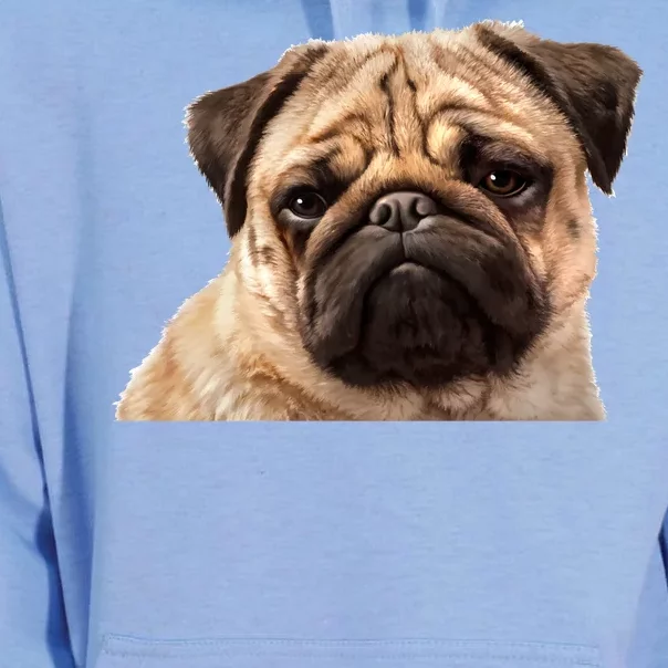 Dog - Close-Up of Pug Face Unisex Surf Hoodie