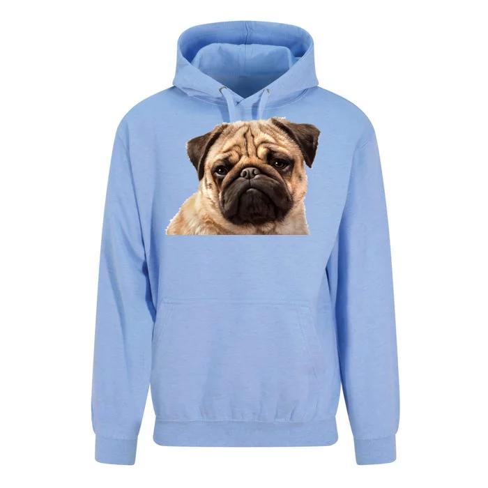 Dog - Close-Up of Pug Face Unisex Surf Hoodie