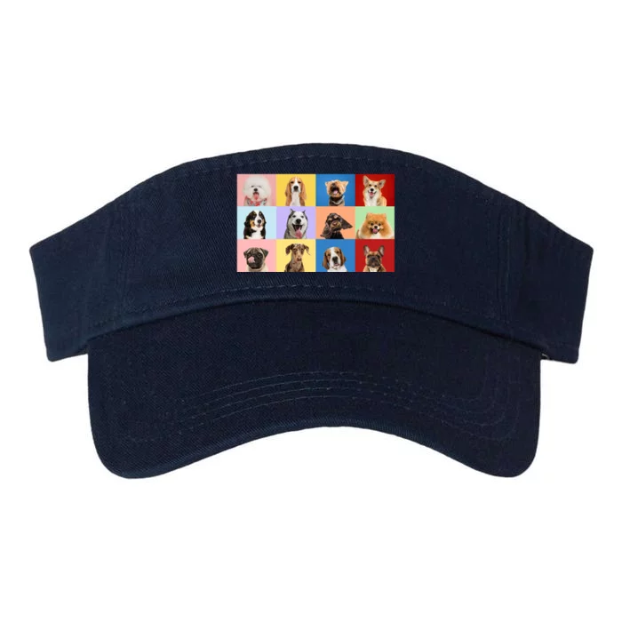 Dog Collage Valucap Bio-Washed Visor