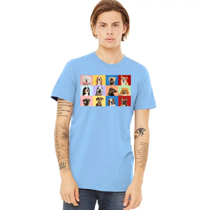 Dog Collage Premium T-Shirt