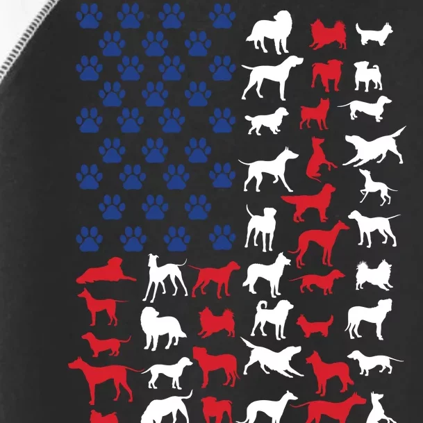 Dog Flag USA Toddler Fine Jersey T-Shirt