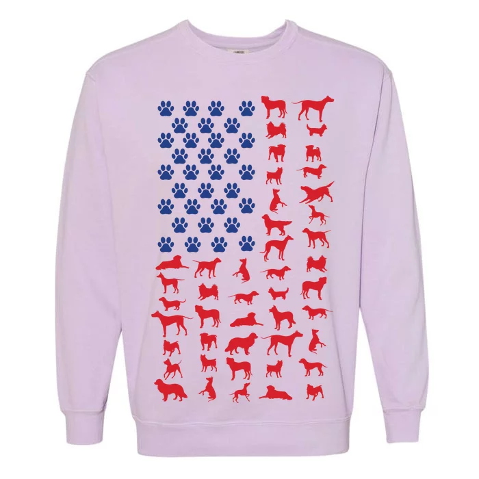 Dog Flag USA Garment-Dyed Sweatshirt