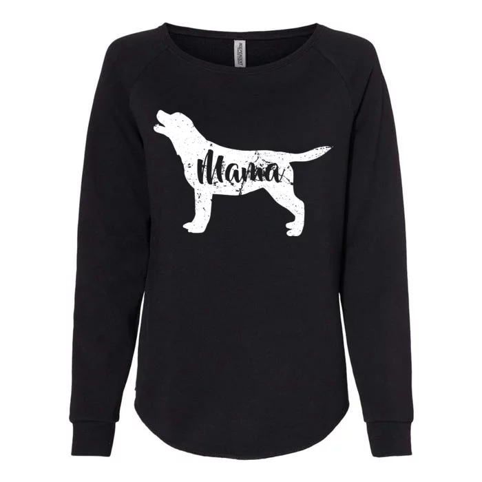 Dog Mama Mom Womens California Wash Sweatshirt