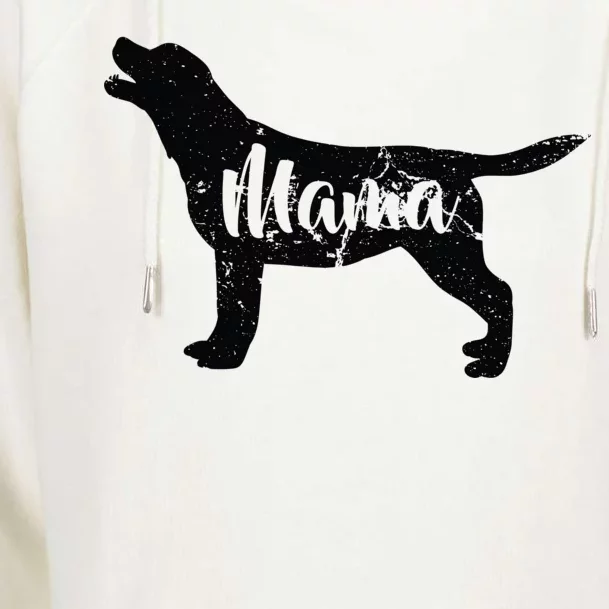 Dog Mama Mom Womens Funnel Neck Pullover Hood