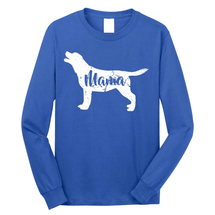 Dog Mama Mom Long Sleeve Shirt