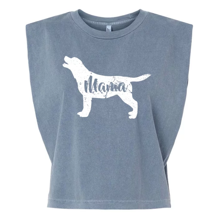 Dog Mama Mom Garment-Dyed Women's Muscle Tee