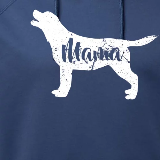 Dog Mama Mom Performance Fleece Hoodie