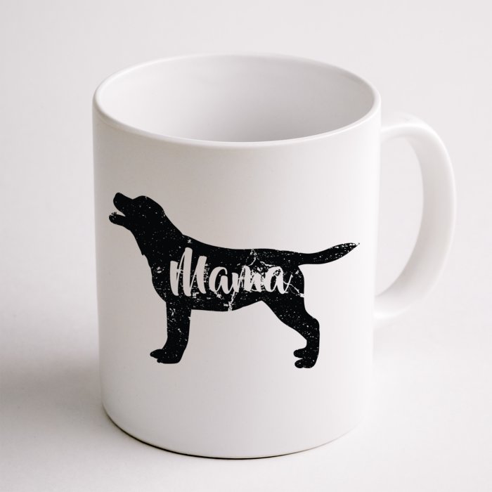 Dog Mama Mom Front & Back Coffee Mug