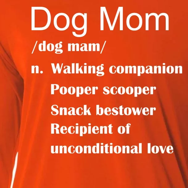 Dog Mom Definition Cooling Performance Long Sleeve Crew