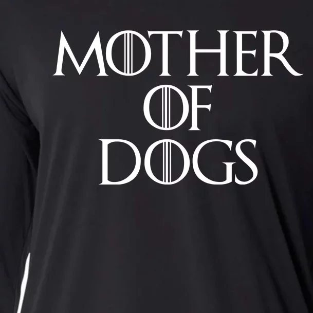 Dog Mom Mother Of Dogs Cooling Performance Long Sleeve Crew