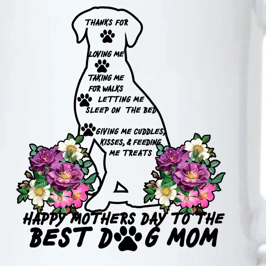 Dog Mom Mothers Day Black Color Changing Mug