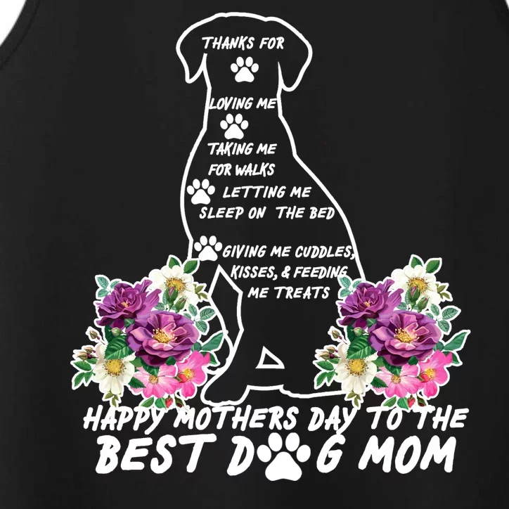 Dog Mom Mothers Day Performance Tank