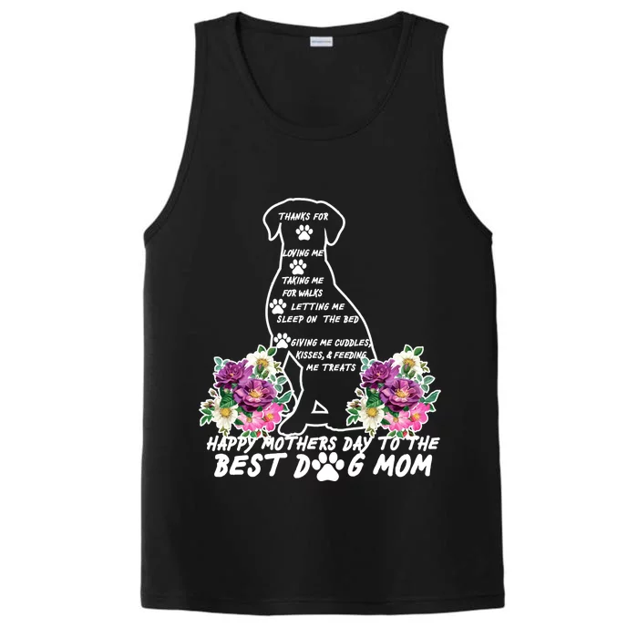 Dog Mom Mothers Day Performance Tank