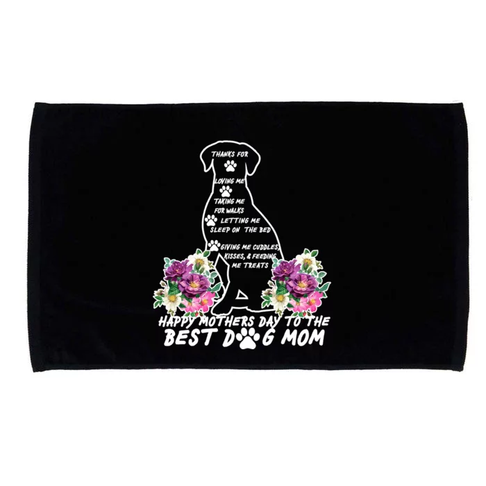 Dog Mom Mothers Day Microfiber Hand Towel