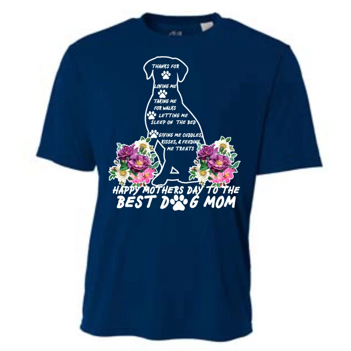 Dog Mom Mothers Day Cooling Performance Crew T-Shirt