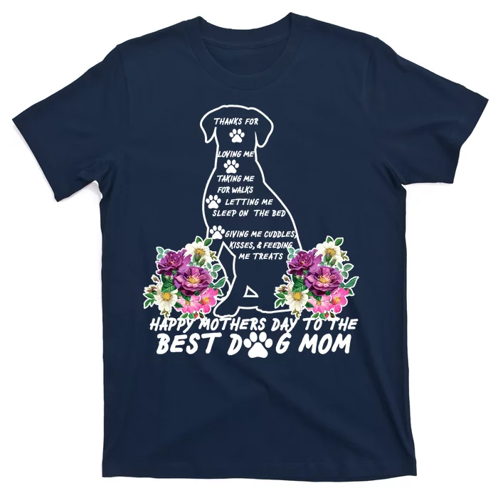 Dog Mom Mothers Day T-Shirt