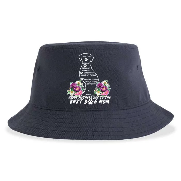 Dog Mom Mothers Day Sustainable Bucket Hat