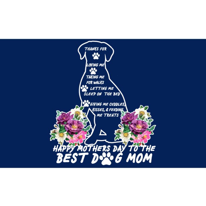 Dog Mom Mothers Day Bumper Sticker