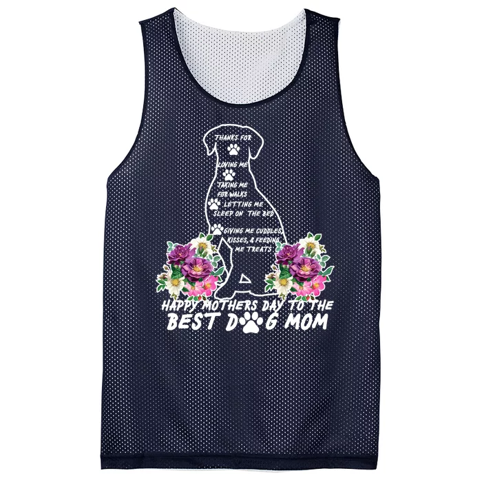 Dog Mom Mothers Day Mesh Reversible Basketball Jersey Tank