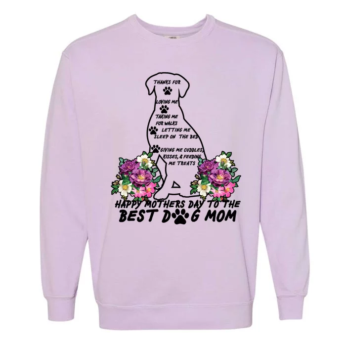 Dog Mom Mothers Day Garment-Dyed Sweatshirt