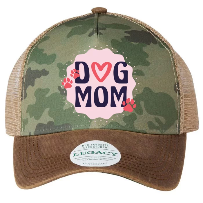 Dog Mom Paw Legacy Tie Dye Trucker Hat