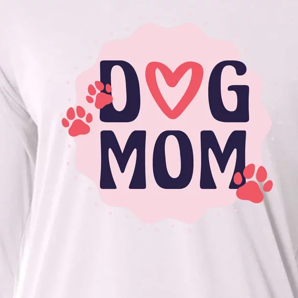 Dog Mom Paw Cooling Performance Long Sleeve Crew