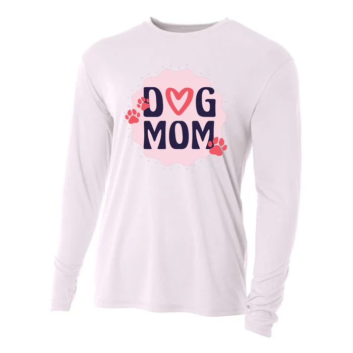 Dog Mom Paw Cooling Performance Long Sleeve Crew