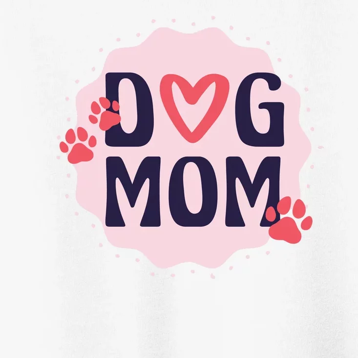 Dog Mom Paw Toddler T-Shirt